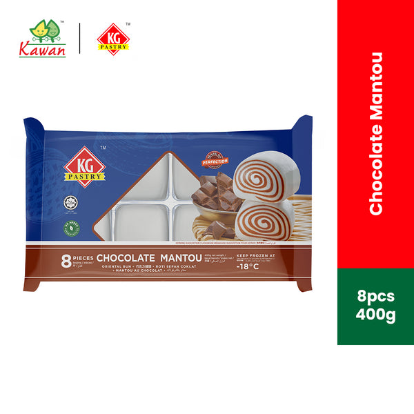 KG PASTRY Mantou Chocolate (8 pcs - 400g)